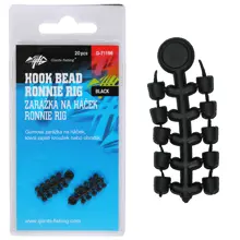 GIANTS FISHING - Zarážka na háček Hook Bead for Ronnie Rig Black 20 ks