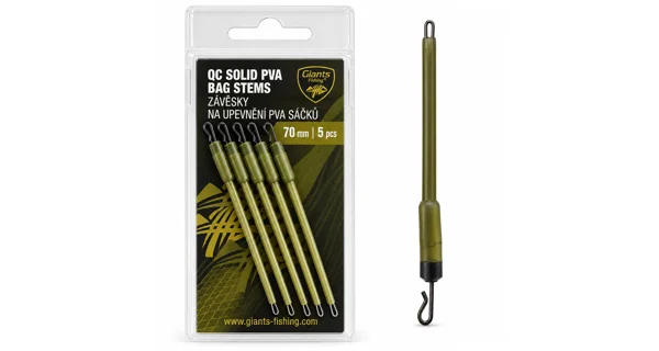 GIANTS FISHING - Závěsky na upevnění PVA sáčků 70 mm 5 ks