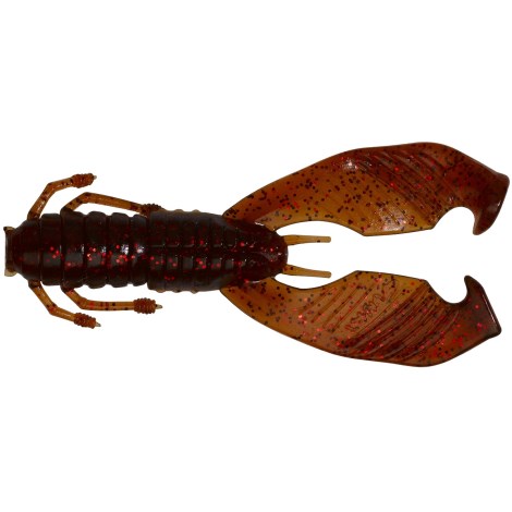 GUNKI - Boogie craw 7,5 cm brown oil red flake 10 ks