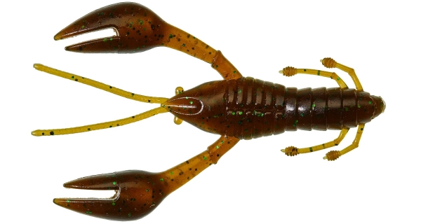 GUNKI - Gumová nástraha Hourra Craw Pumking Green Flake 7,5 cm 10 ks
