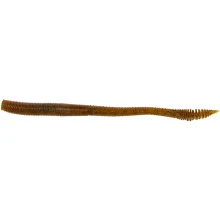 GUNKI - Gumový červ Vista Worm 14,7 cm Pumpkin Green Flake 15 ks
