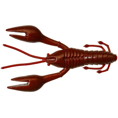 GUNKI - Hourra craw 10 cm full red glitter - speciální 6 ks