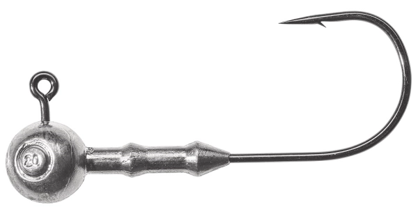 GUNKI - Jigová hlavička Jig Round Pike Natural vel. 7/0 10 g 1 ks