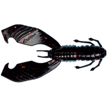 GUNKI - Nástraha Boogie craw 7,5 cm black red flake 10 ks