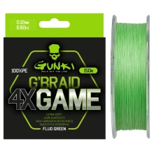 GUNKI - Pletená šňůra G Braid 4X Game 0,20 mm 11,36 kg 150 m