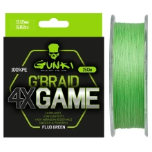 GUNKI - Pletená šňůra G Braid 4X Game 0,20 mm 11,36 kg 150 m