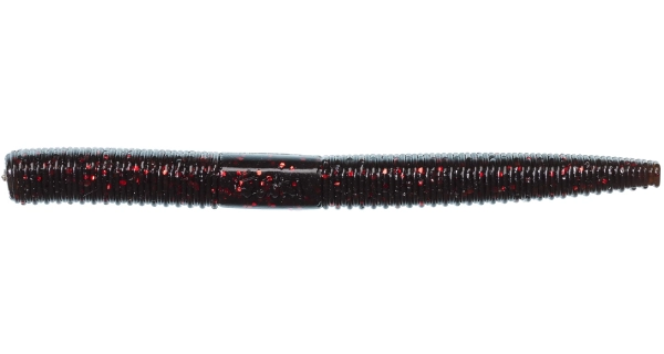 GUNKI - Skip worm 10 cm cola red flake - speciální 8 ks
