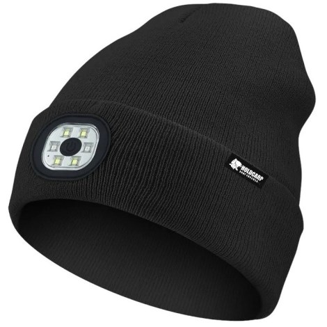 HOLDCARP - Čepice LED Light Beanie Black