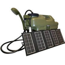 HOLDCARP - Kanystr se sprchou Rechargeable Camping Shower 18 l + Solar 10W