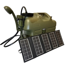HOLDCARP - Kanystr se sprchou Rechargeable Camping Shower 25 l + Solar 10W