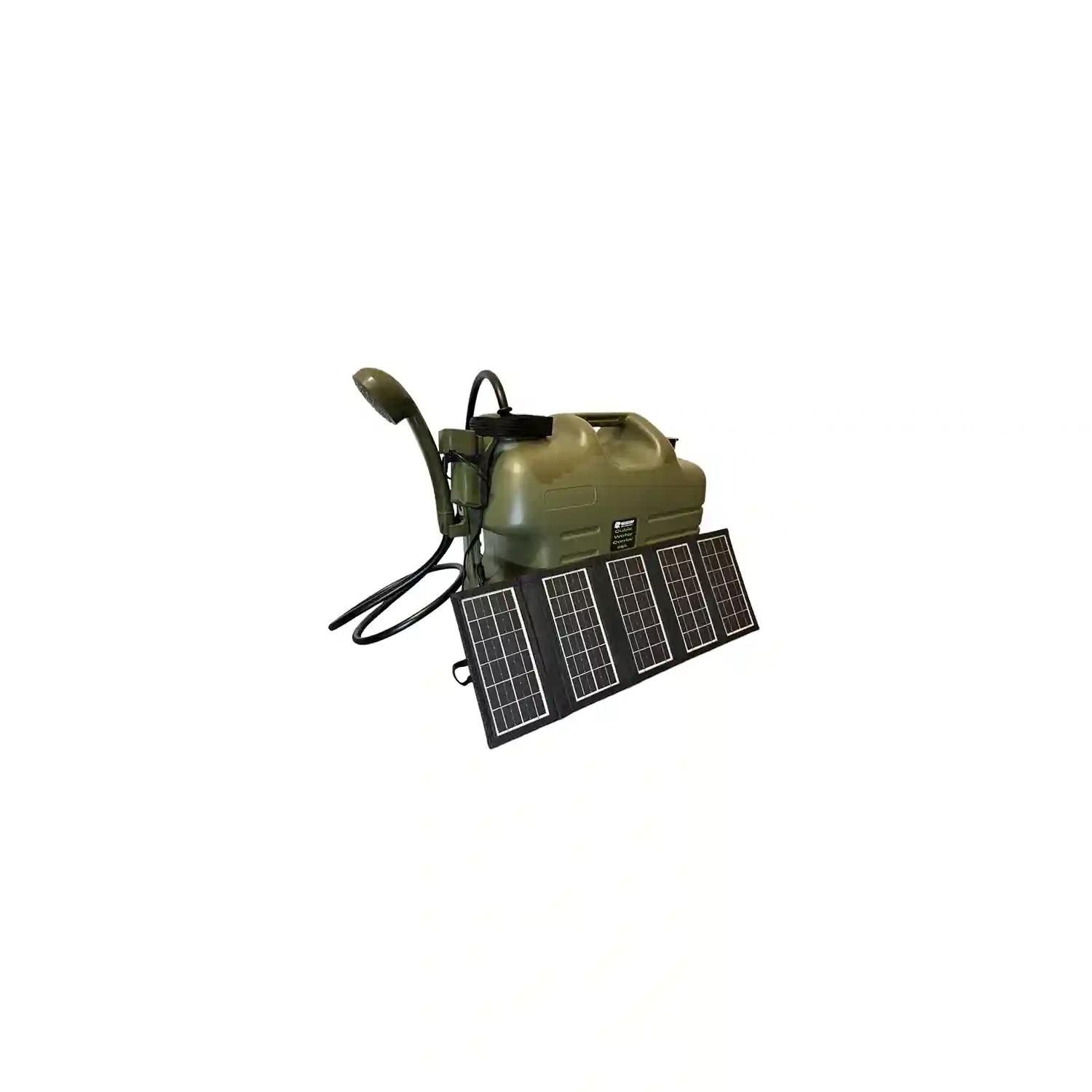 HOLDCARP - Kanystr se sprchou Rechargeable Camping Shower 25 l + Solar 10W