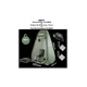 HOLDCARP - Set Skládací přenosná toaleta Portable Toi BIG + Toilet & Shower Tent + Toi Gabrage Kit BIG