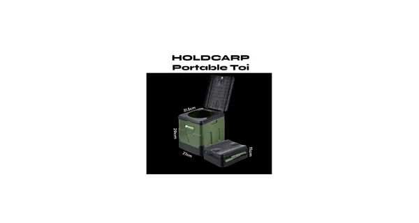 HOLDCARP - Set Skládací přenosná toaleta Portable Toi + Toilet & Shower Tent + Toilet Garbage Kit