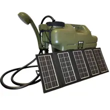 HOLDCARP - Set Sprcha kanystr a solární panel Rechargeable Camping Shower 11 l + Solar 10W