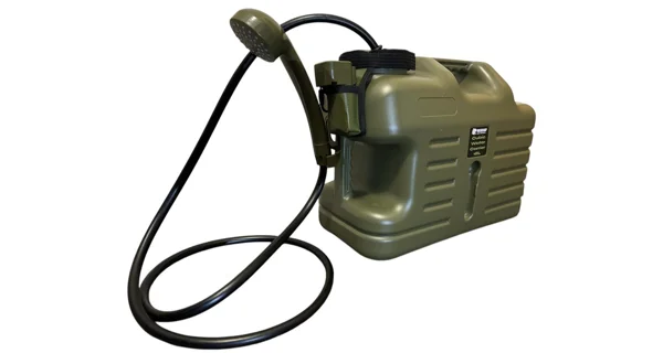 HOLDCARP - Set Sprcha kanystr a solární panel Rechargeable Camping Shower 11 l + Solar 10W