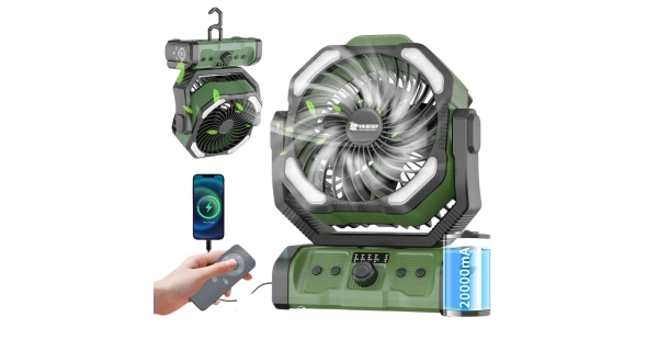 HOLDCARP - Ventilátor Rechargeable DoubleMotor Fan