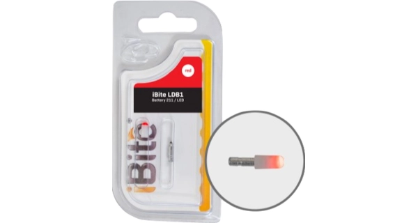 IBITE - Set baterie 211 a LED Červená