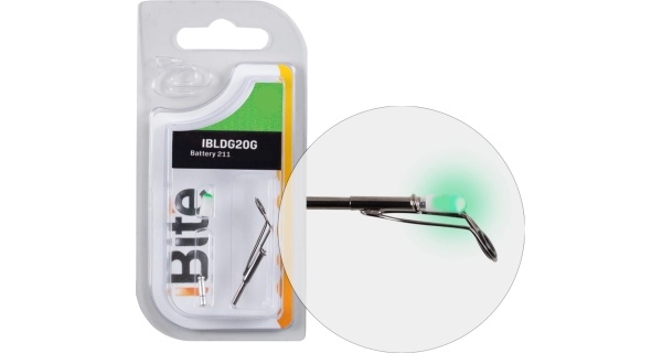 IBITE - Svítící sada na feederovou špičku Zelená 2,4 x 6 mm