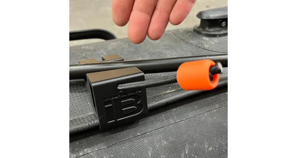 IMPERIAL BAITS - Držák podběráku NetLock Boots Landing Net Holder With IB Logo Orange