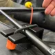 IMPERIAL BAITS - Držák podběráku NetLock Boots Landing Net Holder With IB Logo Orange