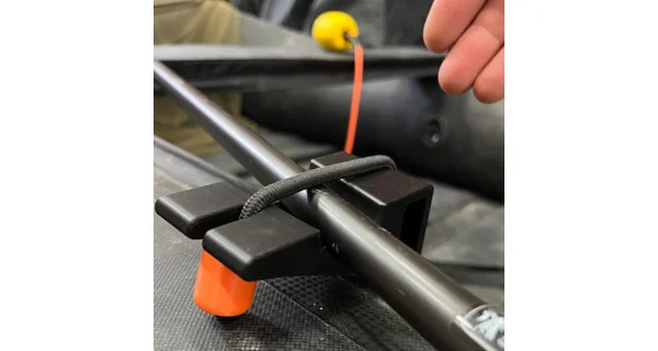 IMPERIAL BAITS - Držák podběráku NetLock Boots Landing Net Holder With IB Logo Orange