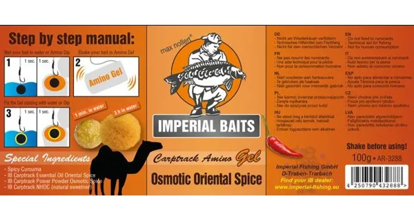 IMPERIAL BAITS - Gel Carptrack Amino Osmotic Oriental Spice 100 g