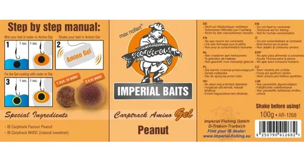 IMPERIAL BAITS - Gel Carptrack Amino Roasted Peanut 100 g