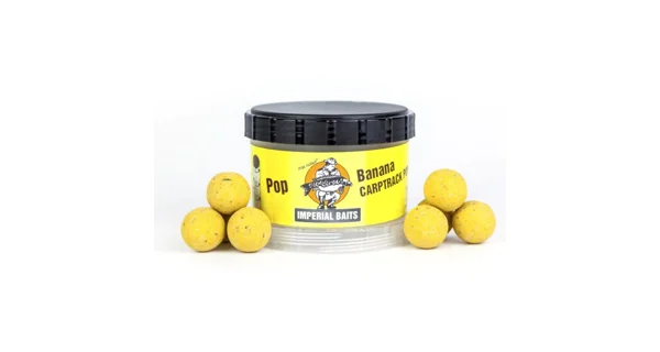 IMPERIAL BAITS - Plovoucí boilies Carptrack Pop-up Banana 24 mm 65 g
