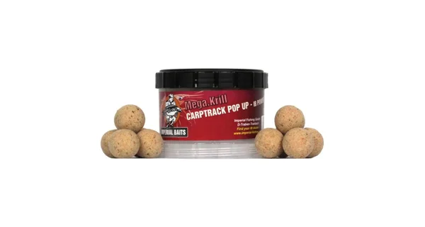 IMPERIAL BAITS - Plovoucí boilies Carptrack Pop-up Mega.Krill 24 mm 65 g