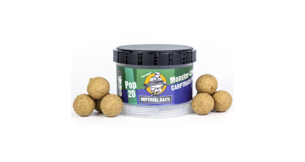 IMPERIAL BAITS - Plovoucí boilies Carptrack Pop-up Monster Liver 24 mm 65 g