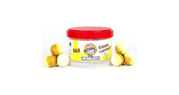 IMPERIAL BAITS - Vyvážené boilie Carptrack Half'n Half Banana 24 mm 75 g