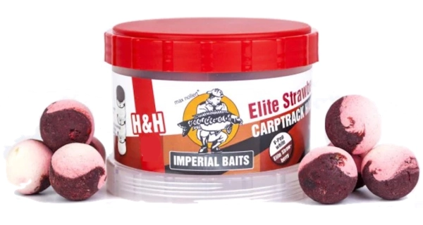 IMPERIAL BAITS - Vyvážené boilie Carptrack Half'n Half Elite Strawberry 20 mm 75 g