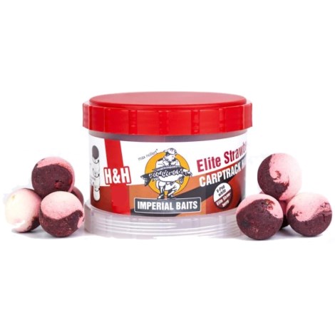 IMPERIAL BAITS - Vyvážené boilie Carptrack Half'n Half Elite Strawberry 20 mm 75 g