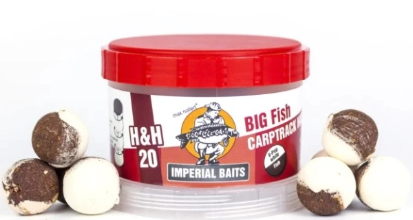 IMPERIAL BAITS - Vyvážené boilie IB Carptrack Half'n Half Big Fish 24 mm 75 g