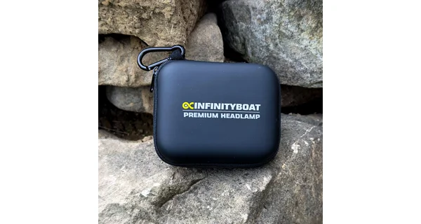 INFINITYBOAT - Dobíjecí čelovka Headlamp White + Náhradní baterie