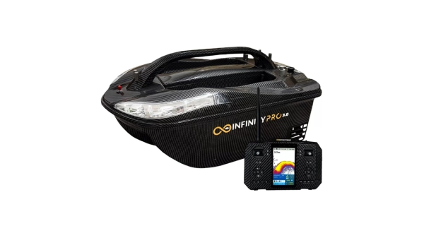 INFINITYBOAT - Zavážecí loďka PRO 3.0 50Ah Limitovaná carbonová edice