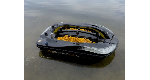INFINITYBOAT - Zavážecí loďka PRO 3.0 50Ah Limitovaná carbonová edice
