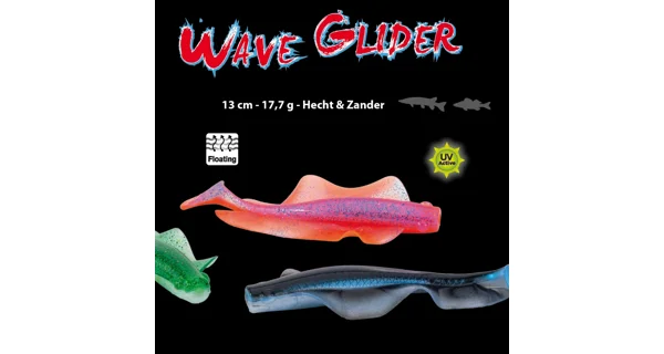 IRON CLAW - Gumová nástraha Wave Glider 13 cm 17,7 g 4 ks WML