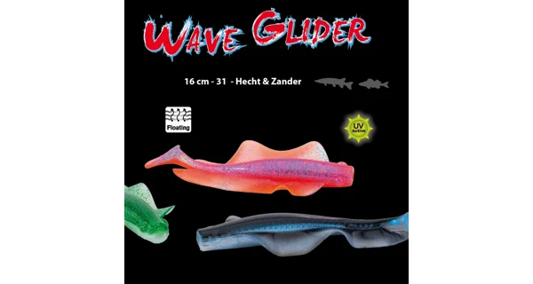 IRON CLAW - Gumová nástraha Wave Glider 16 cm 31 g 3 ks PGO