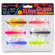 IRON CLAW - Nástraha Wave Glider Mix Kit 1 Barsch & Zander 7 cm 3,7 g 6 ks