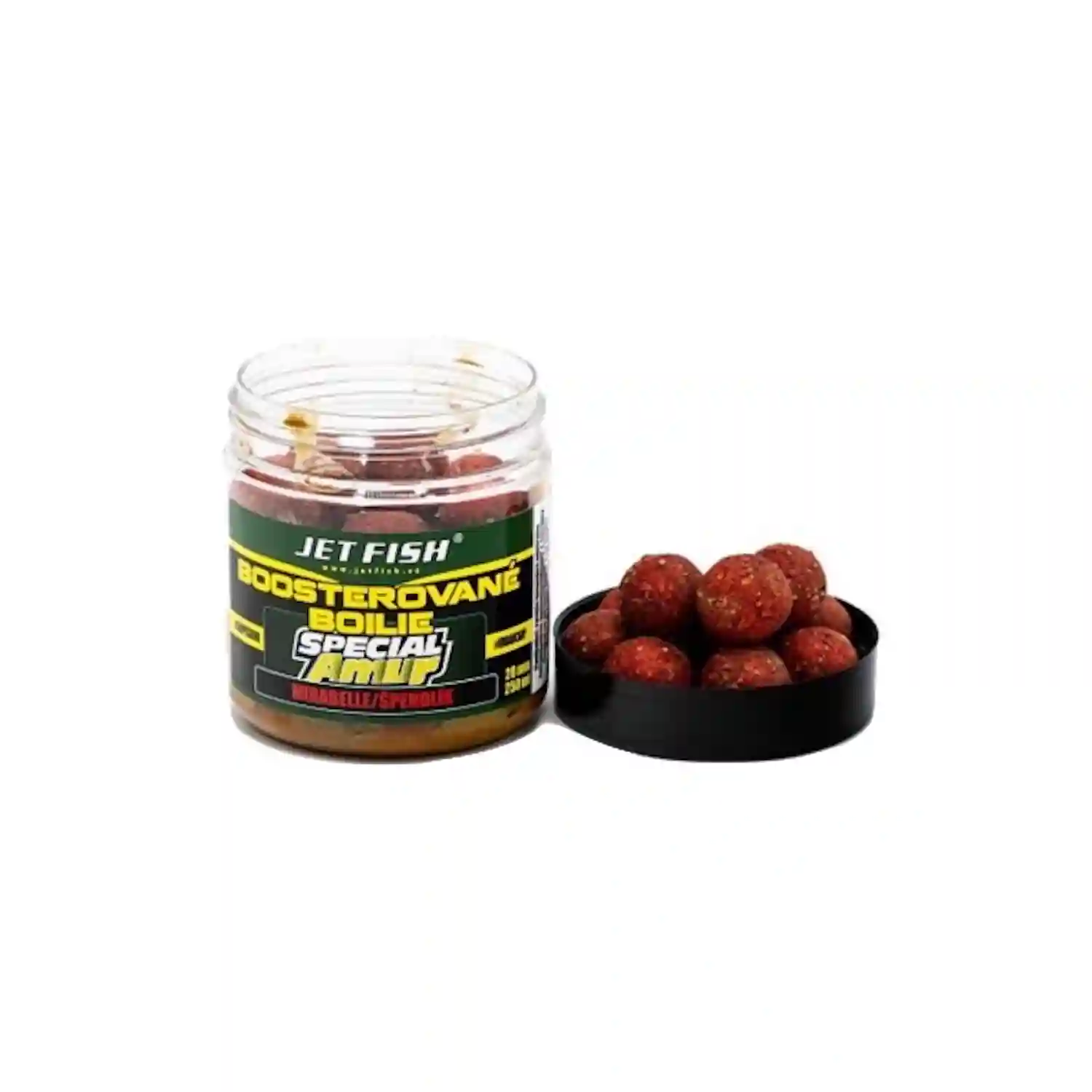 JETFISH JETFISH - Boosterované boilie Special Amur Mirabelle Špendlík 20 mm 250 ml