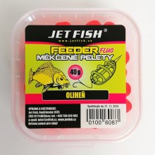 JETFISH - Feeder Fluo měkčené pelety - oliheň 40 g
