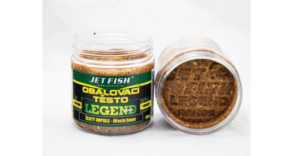 JETFISH - Obalovací těsto Legend Range 250 g Žlutý impuls ořech javor