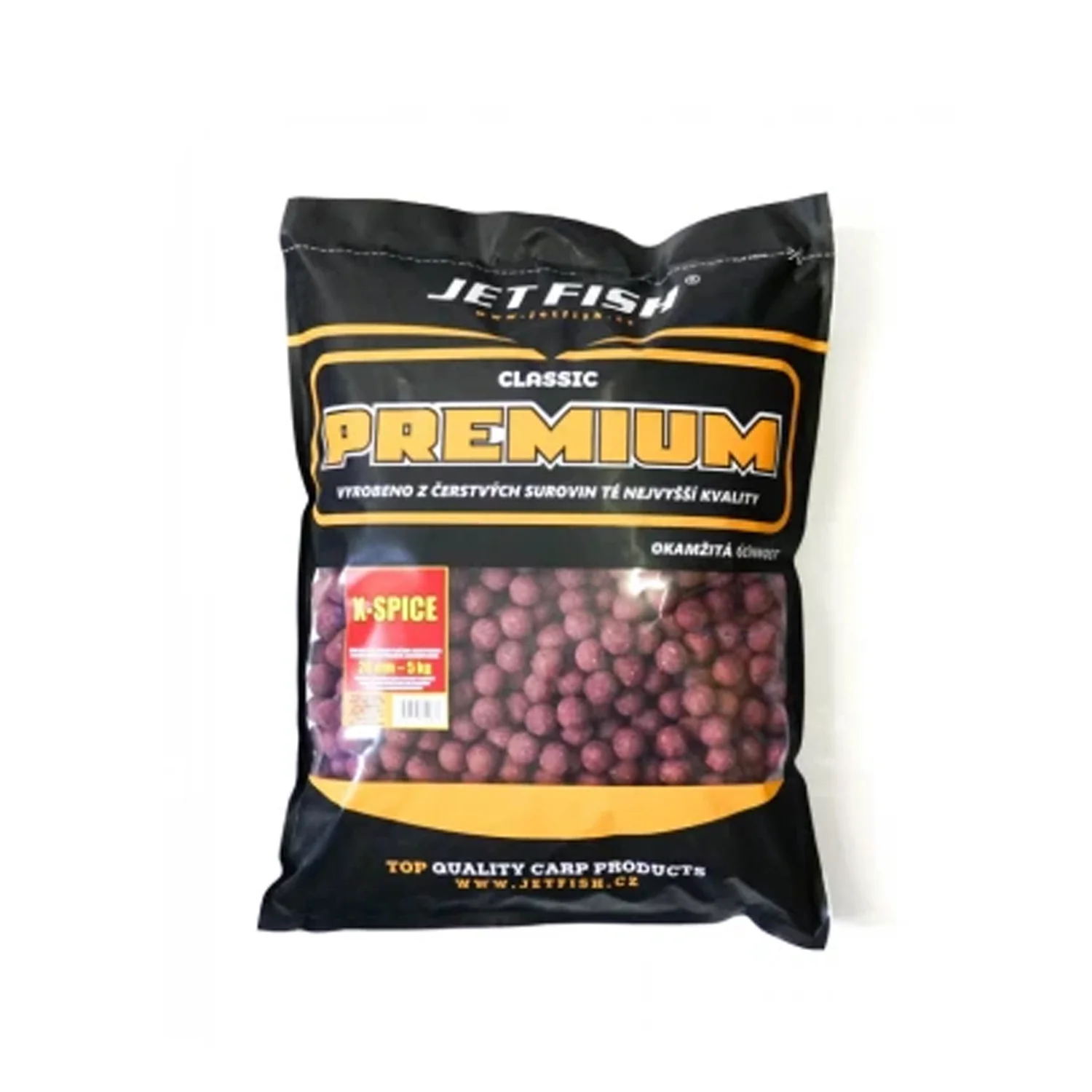 JETFISH JETFISH - Premium Clasic Boilie 20 mm 5 kg X-Spice