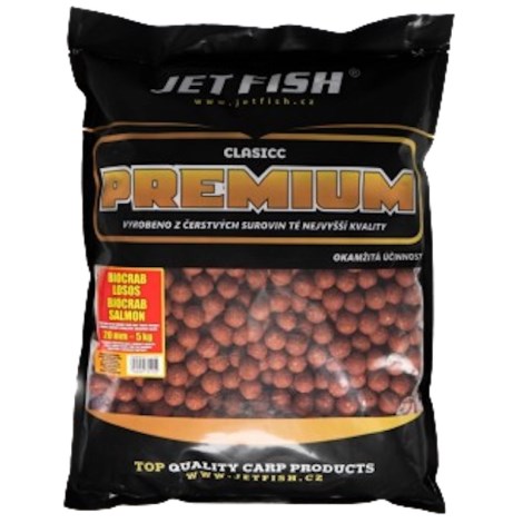 JETFISH - Premium Classicc Boilies 5 kg 20 mm Biocrab Losos