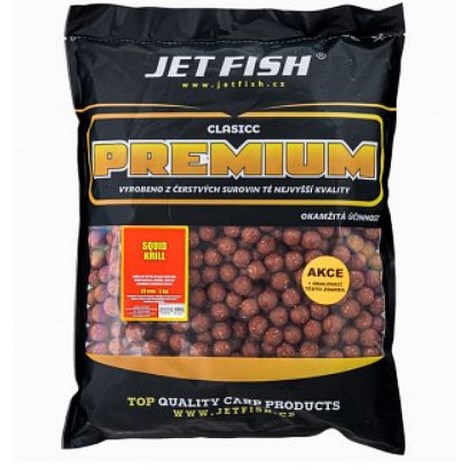 JETFISH - Premium Classicc Boilies 5 kg 20 mm Squid Krill