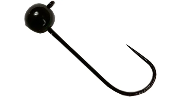 JIGOVKY - Hlava - wolfram HD Barbless vel. 10, 5 ks, Black, 0,4 g - černá