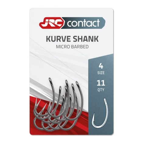 JRC - Háček Contact Kurve Shank Carp vel. 4 11 ks