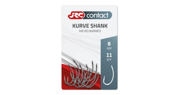 JRC - Háček Contact Kurve Shank Carp vel. 8 11 ks