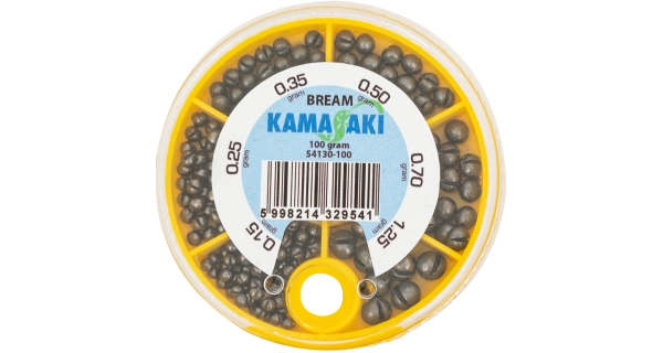 KAMASAKI - Sada sekaných olůvek Bream 100 g